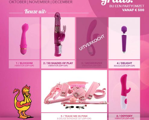 Cadeau oktober, november en december